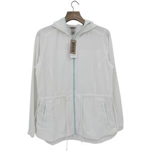 Duluth Trading Co. NEW Pier Genius Shirt Jac Jacket in White Size M